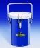 KGW Isotherm Dewar Transport Vessel, Metal Jacket, Capacity 1 Ltr., 26 B, blau-beschichtet Metal Cover