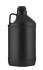 Kautex UN-Enghals Reagenzflasche 2500 mL schwarz HDPE ohne Verschluss